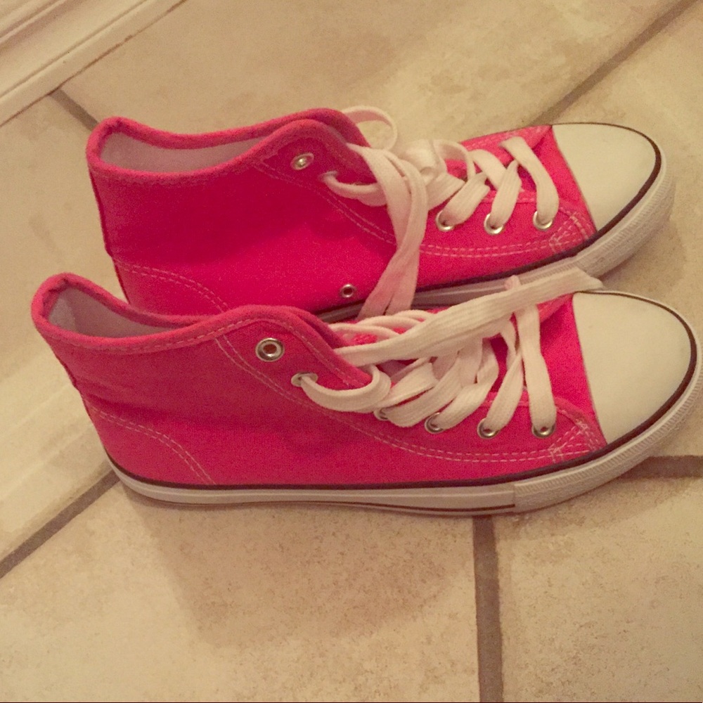 Pink sneakers size 8.5